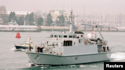 Зразок британського мінного тральника класу Sandown. Два таких кораблі Велика Британія пообіцяла Україні.