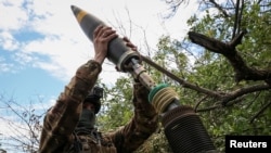 Украинский минометчик в районе Бахмута (архивное фото) 