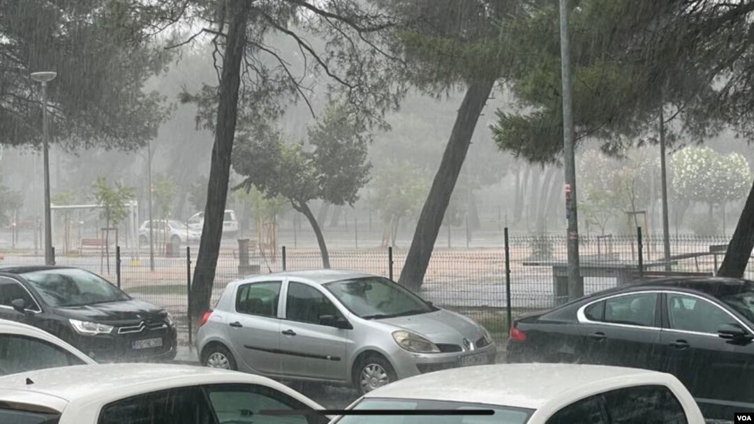 Nevrijeme u Podgorici, July 2, 2024 (Foto: VOA)