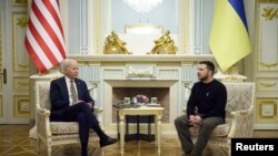 Джо Байден и Владимир Зеленский в Белом доме (архивное фото)
