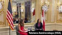 Светлана Тихановская и Мелинда Харинг, Нью-Йорк
