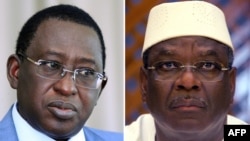 Malian presidential candidates Soumaila Cisse (Jan. 2013), left, and Ibrahim Boubacar Keita (May 2007), file photos.