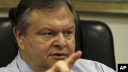 Bộ trưởng tài chính Hy Lạp Evangelos Venizelos