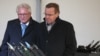 ARHIVA - Izvršni direktor kompanije Rajnmetal Armin Paperger (L) i njemački ministar odbrane Boris Pistorijus (Foto: Ronny HARTMANN / AFP)