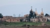 A general view shows a church in the Assyrian village of Abu Tina, which was recently captured by Islamic State fighters, Feb. 25, 2015.