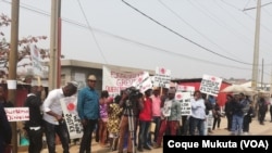 Greve dos trabalhadores da Tuboscope-Angola, em Luanda