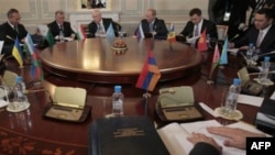 Заседание Совета глав правительств СНГ в Санкт-Петербурге. 18 октября 2011г.