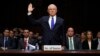 Attorney General Jeff Sessions is sworn in for a hearing before the Senate Judiciary Committee on Capitol Hill in Washington, Oct. 18, 2017. 