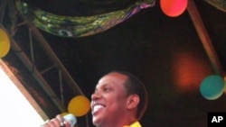 Patrice Trovoada, primeiro-ministro de São Tomé e Príncipe em campanha eleitoral (Arquivo)