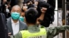 FILE PHOTO: Media mogul Jimmy Lai, founder of Apple Daily, leaves the Court of Final Appeal by prison van in Hong Kong