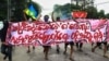 ၈ လေးလုံးအထိမ်းအမှတ် ရန်ကုန်ဆန္ဒပြပွဲ (ဓာတ်ပုံ GSC) Aug 8, 2021