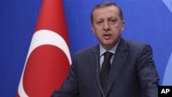 Le Président turc Recep Tayyip Erdogan
