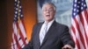 Rep. Barney Frank, D-Mass. gestures during his news conference on his retirement on Capitol Hill in Washington, Nov. 29, 2011 file photo. 