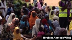 Refugiados de los ataques de Boko Haram en Nigeria.