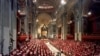 Catholic cardinals prepare to enter the papal conclave to choose a successor to Pope Francis, who passed away in April.
