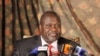 South Sudan rebel leader Riek Machar addresses journalists during a news conference in Nairobi, Kenya, July 8, 2015. 