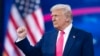 Президент Дональд Трамп после выступления на Конференции консерваторов (CPAC) в Gaylord National Resort & Convention Center в субботу, 22 февраля 2025 года, в Оксон-Хилле, штат Мэриленд (AP Photo/Jose Luis Magana)