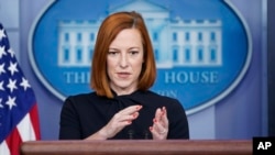 Juru bicara pers Gedung Putih, Jen Psaki 