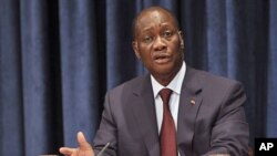 Ouattara na sede da ONU