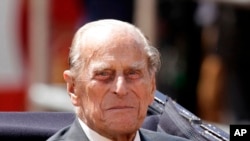 Prince Philip em Londres, 12 Julho, 2017.
